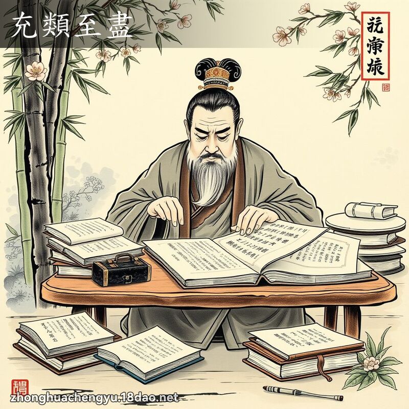 充类至尽 - 中华成语配图