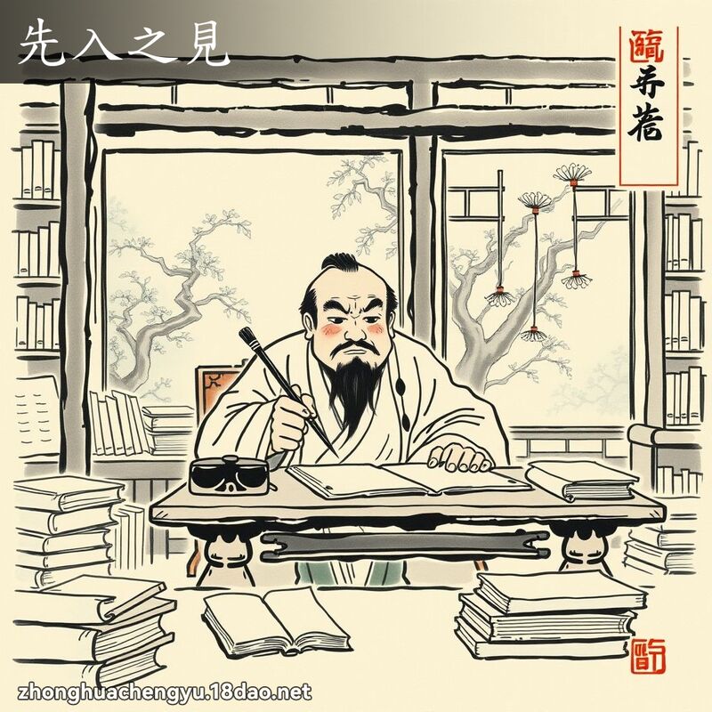 先入之見 - 中華成語配圖
