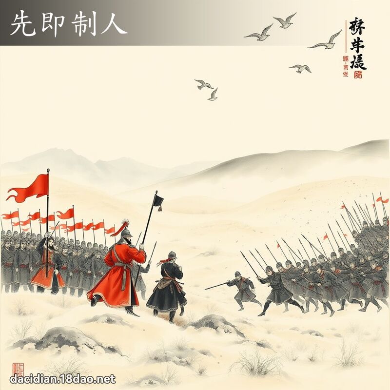 先即制人 - 中華成語配圖