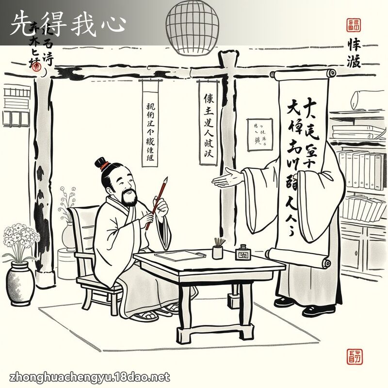 先得我心 - 中华成语配图