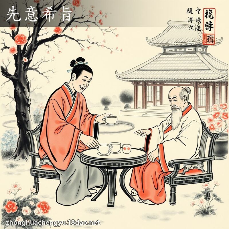 先意希旨 - 中华成语配图