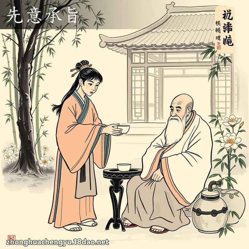 先意承旨 - 中华成语配图