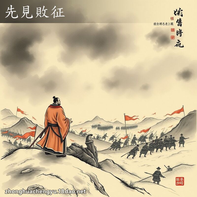先见败征 - 中华成语配图