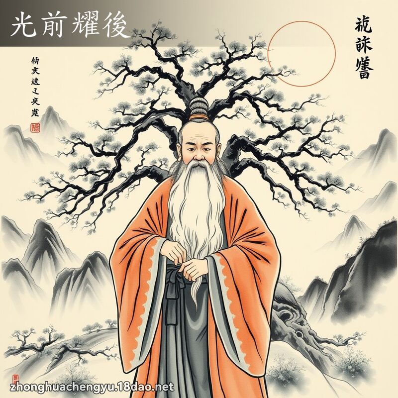 光前耀后 - 中华成语配图