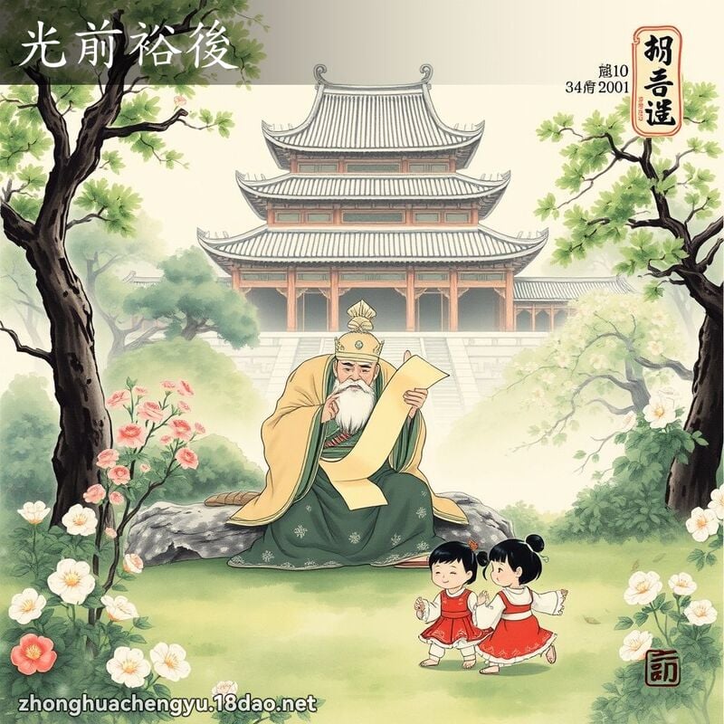 光前裕后 - 中华成语配图