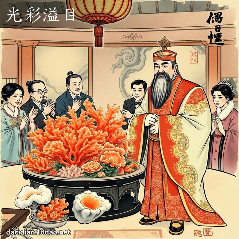 光彩溢目 配图
