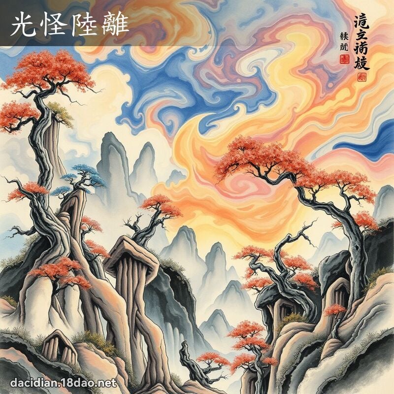 光怪陆离 配图