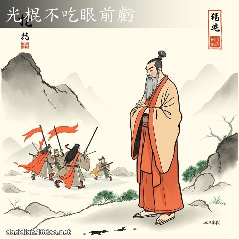 光棍不吃眼前亏 配图