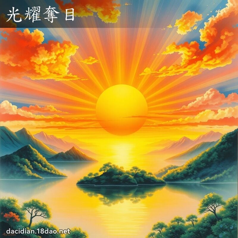 光耀夺目 配图