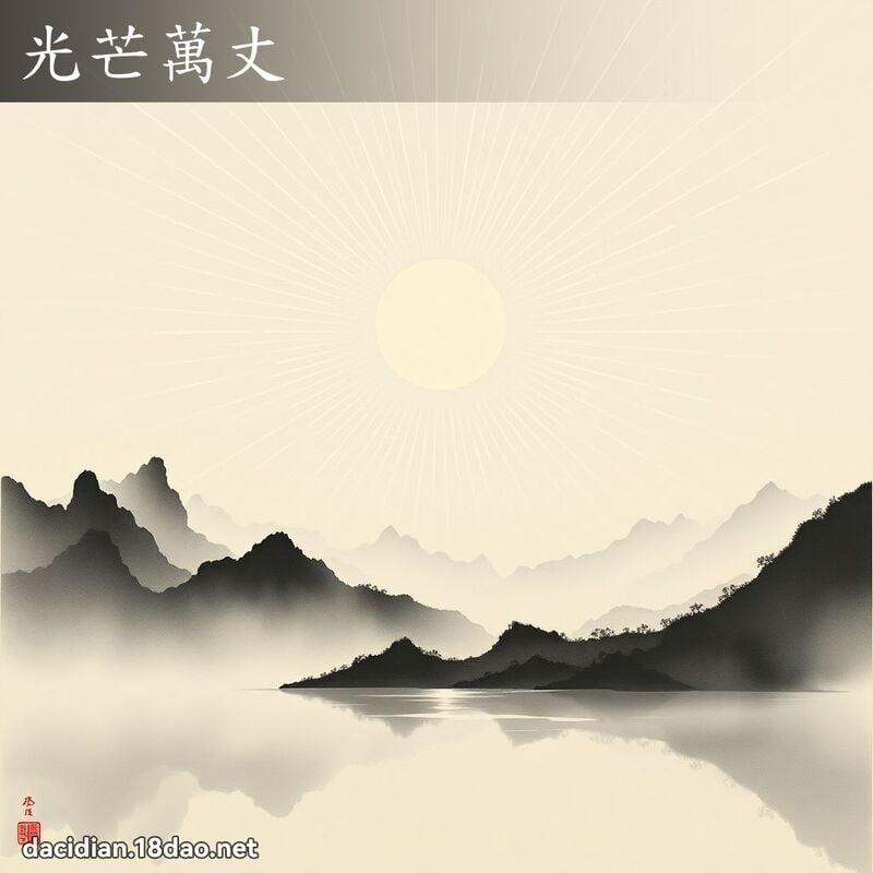 光芒万丈 配图