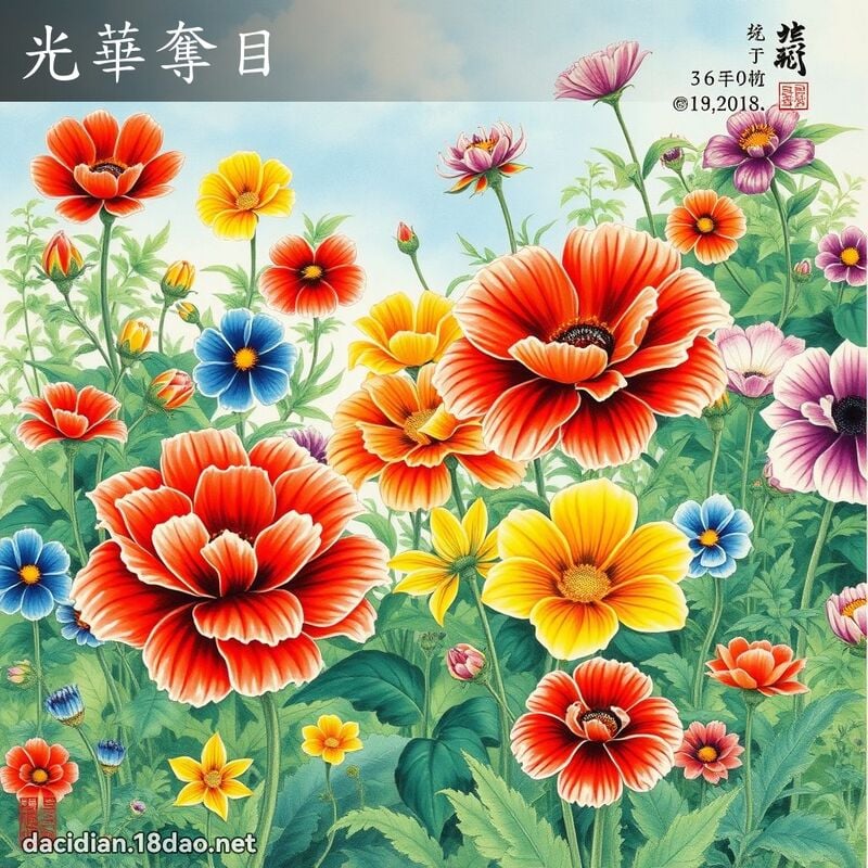 光华夺目 配图