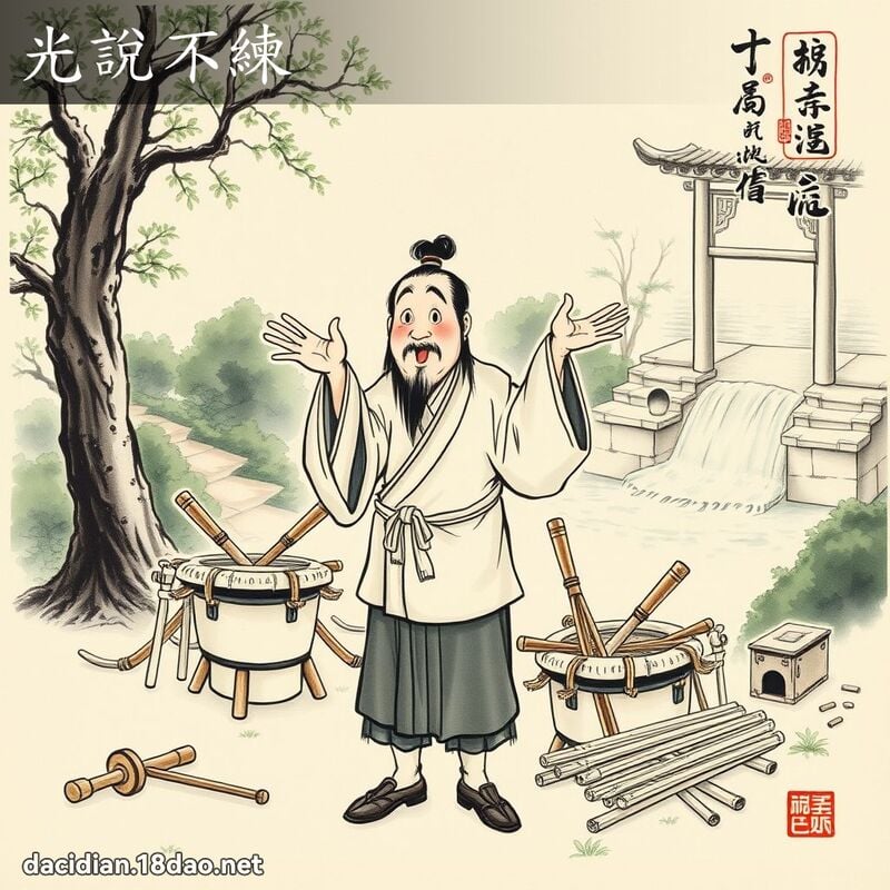 光说不练 配图