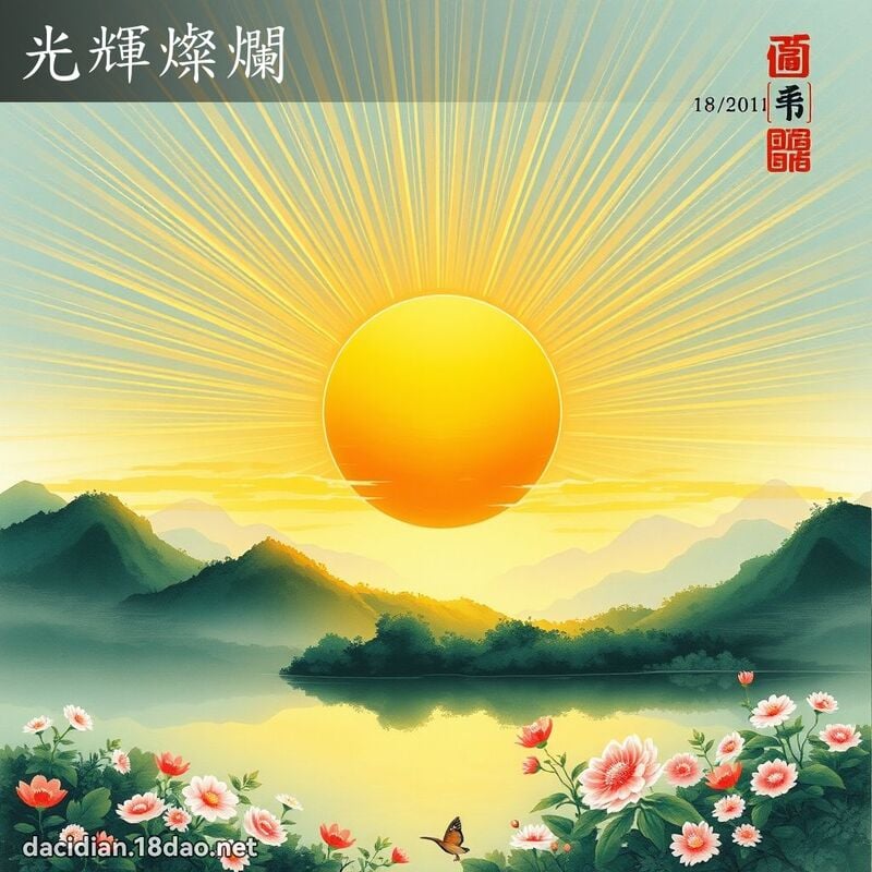 光辉灿烂 配图