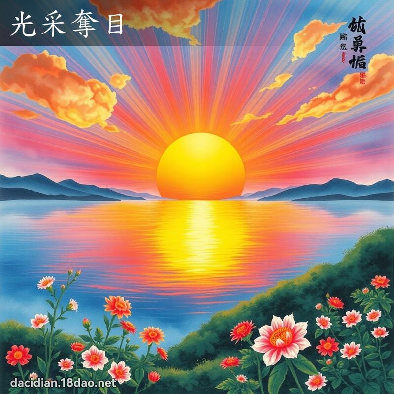 光采夺目 配图