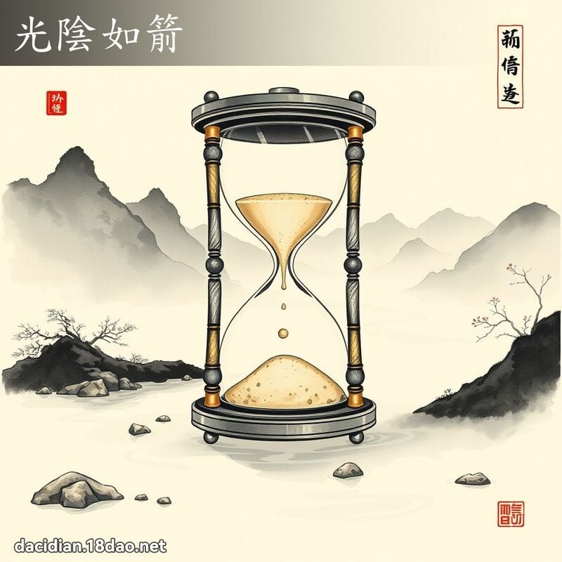 光阴如箭 配图
