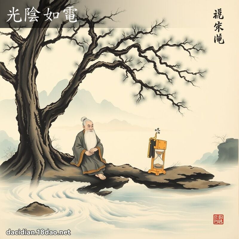 光阴如电 配图