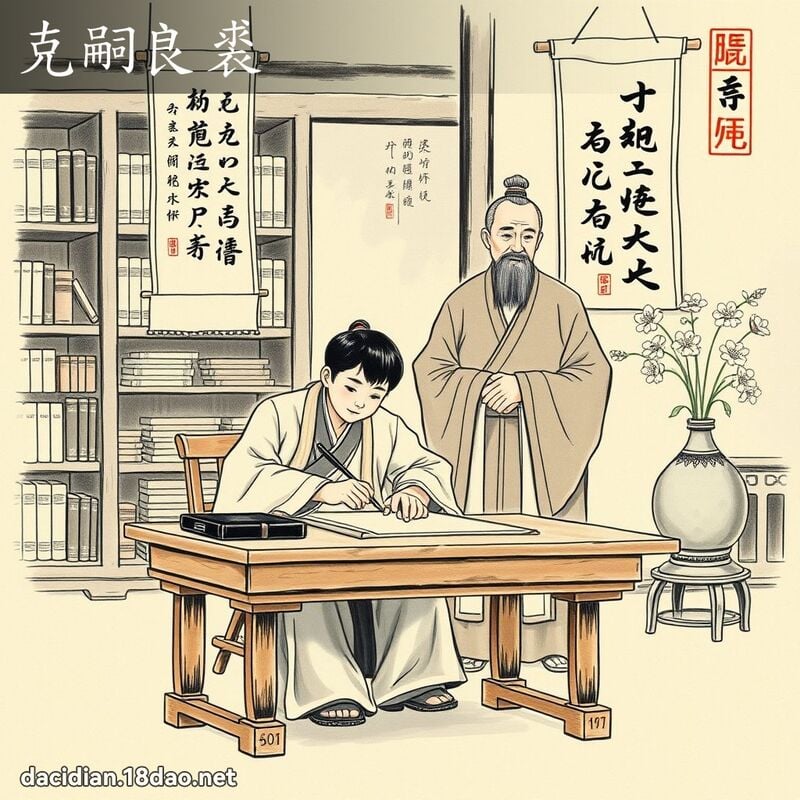 克嗣良裘 配图