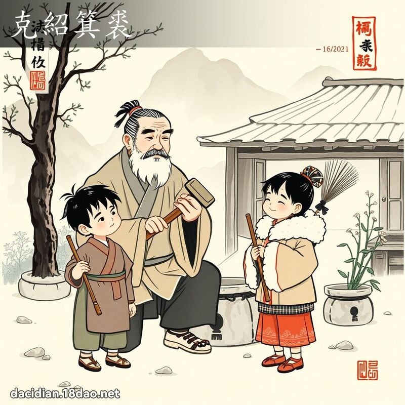 克绍箕裘 配图