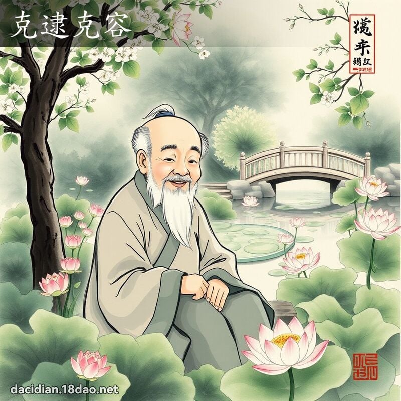 克逮克容 配图