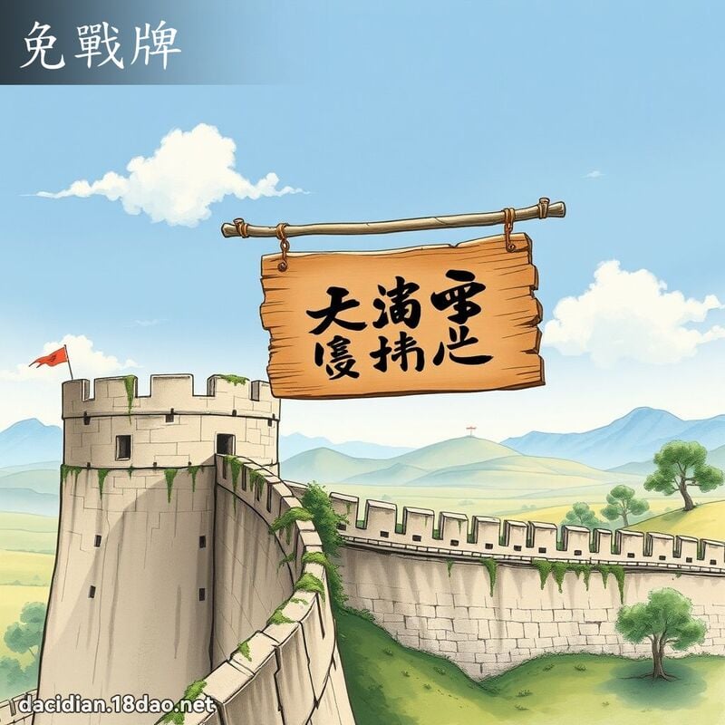 免战牌 配图