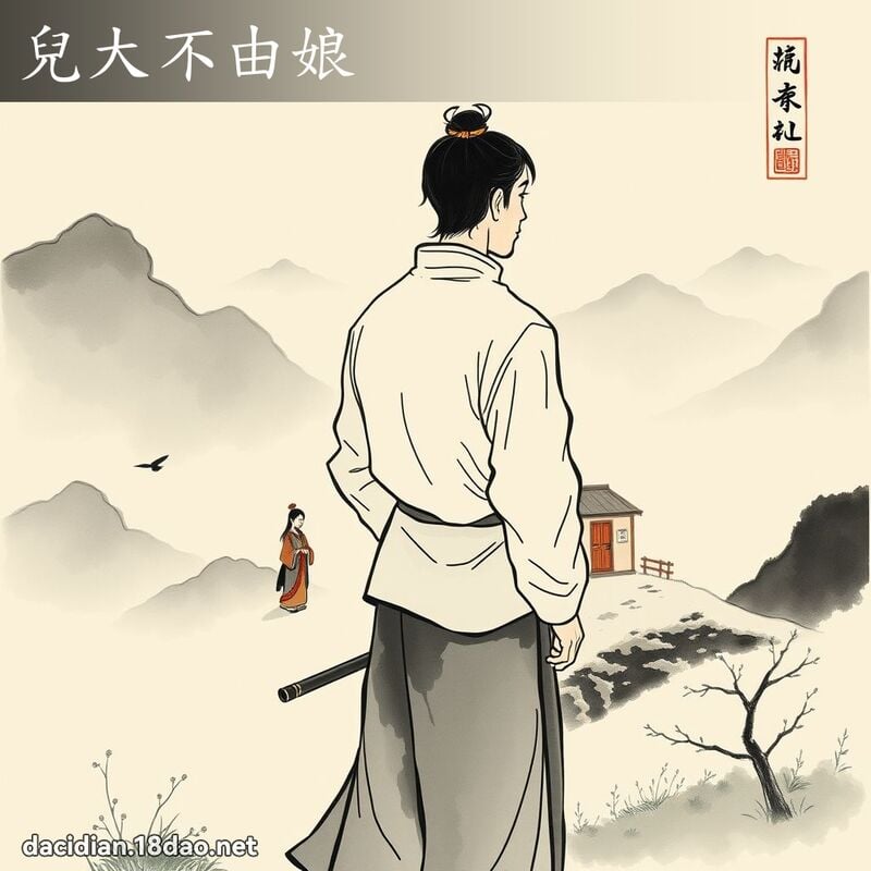 儿大不由娘 配图