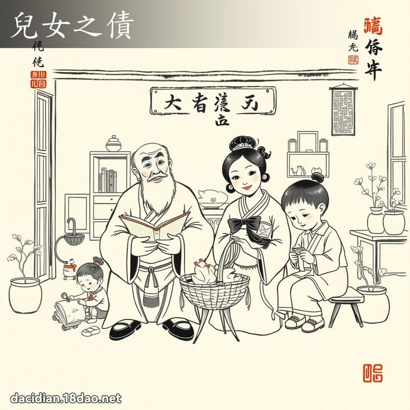 儿女之债 配图