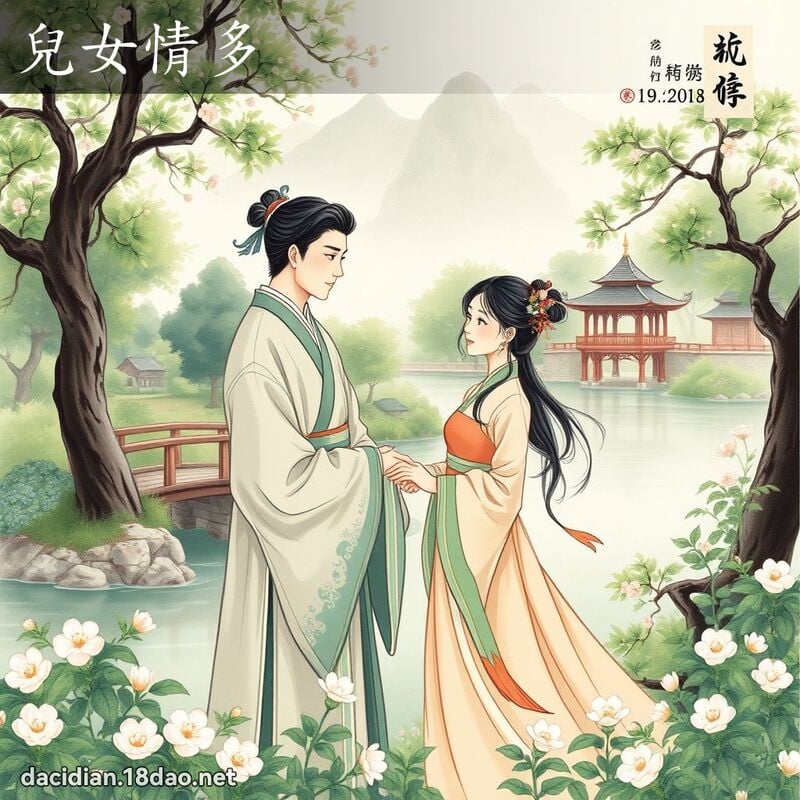 儿女情多 配图