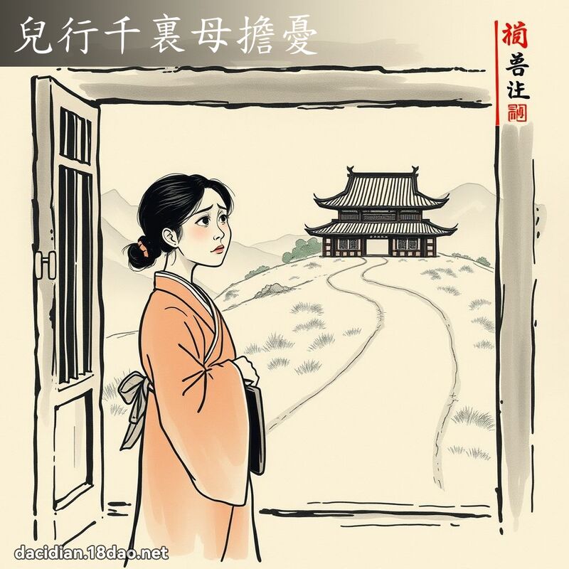 儿行千裏母担忧 配图