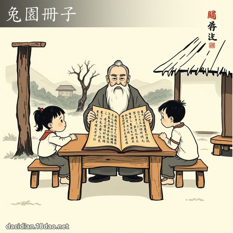 兔园册子 配图
