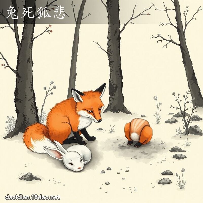 兔死狐悲 配图