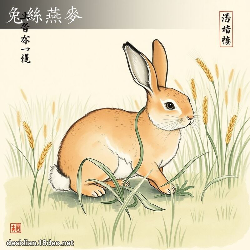 兔丝燕麦 配图