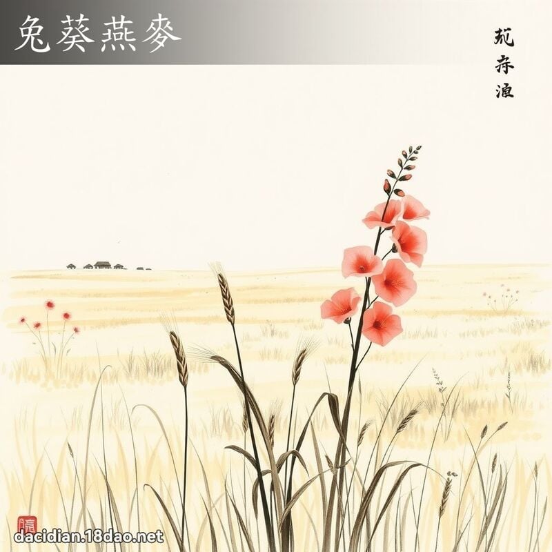 兔葵燕麦 配图