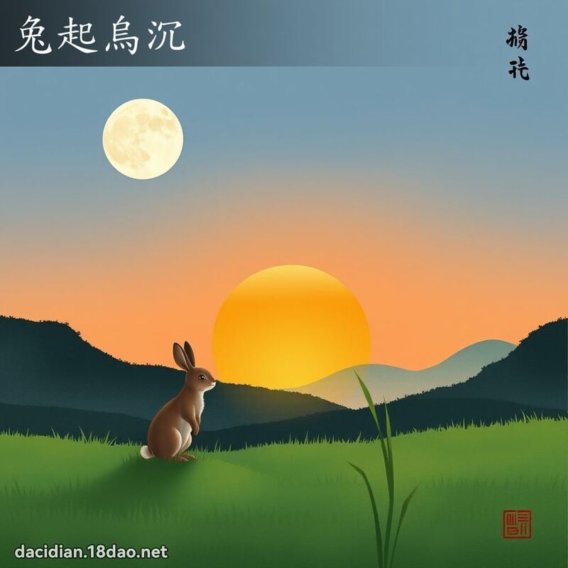 兔起乌沉 配图