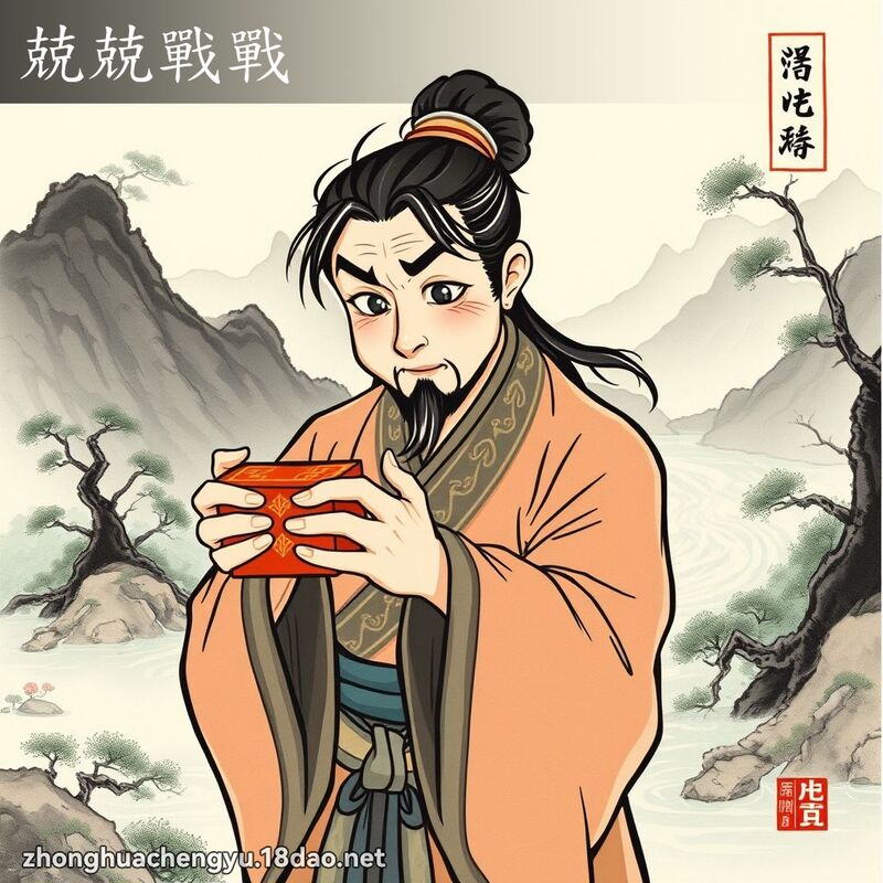 兢兢战战 - 中华成语配图