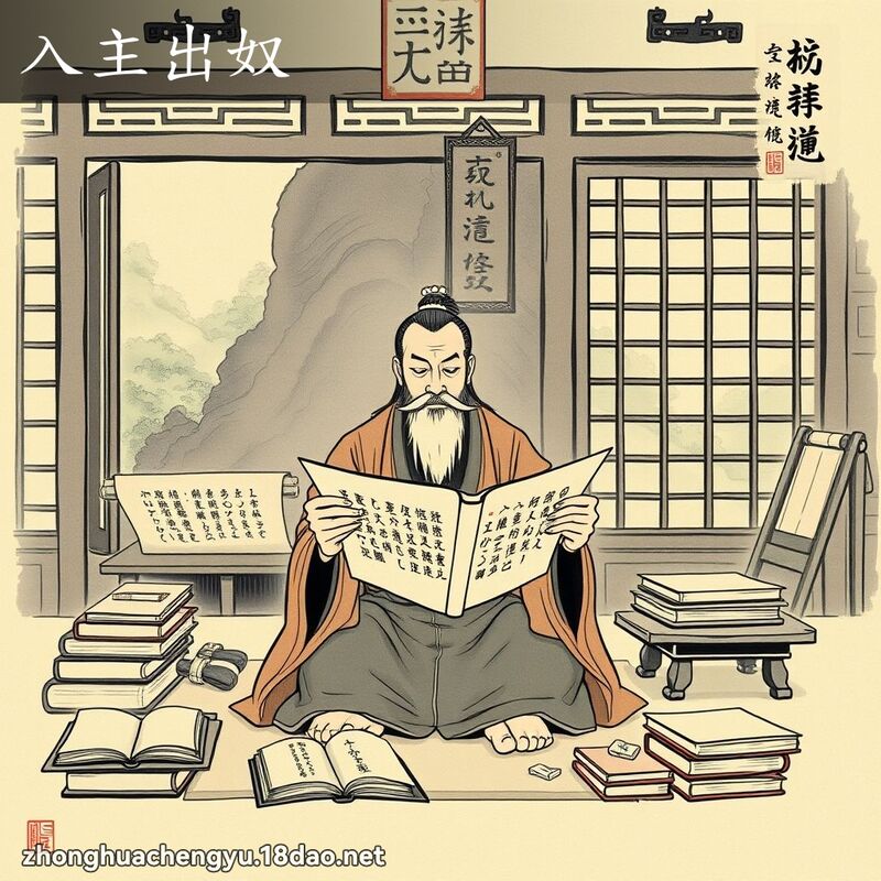 入主出奴 - 中华成语配图