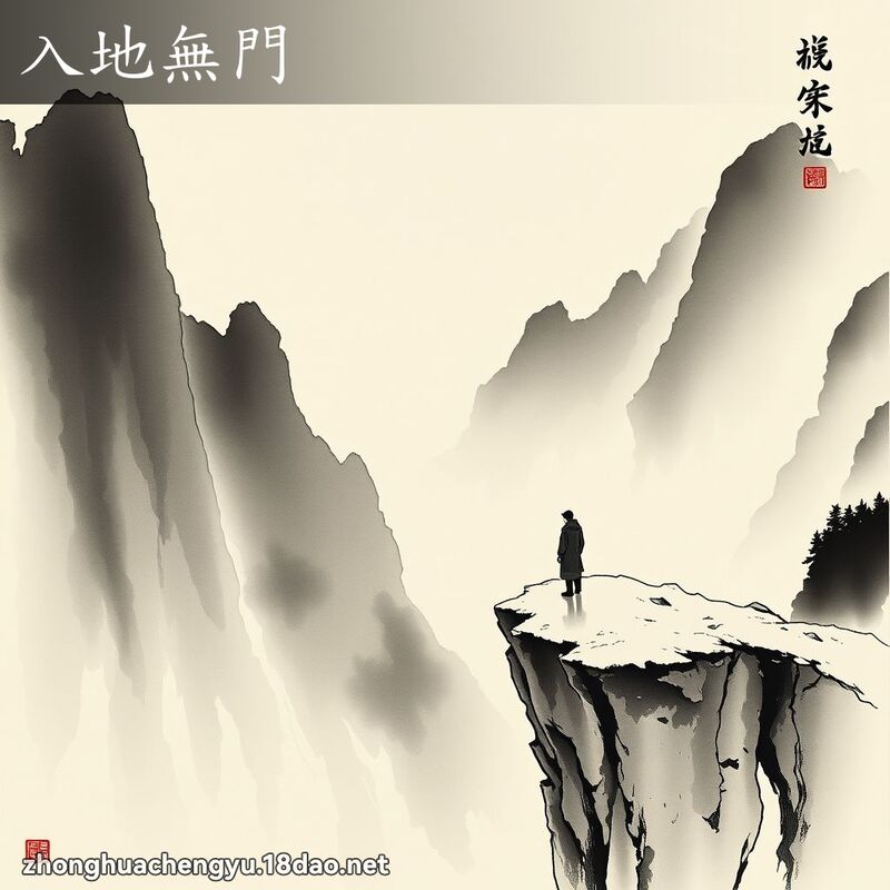 入地無門 - 中華成語配圖
