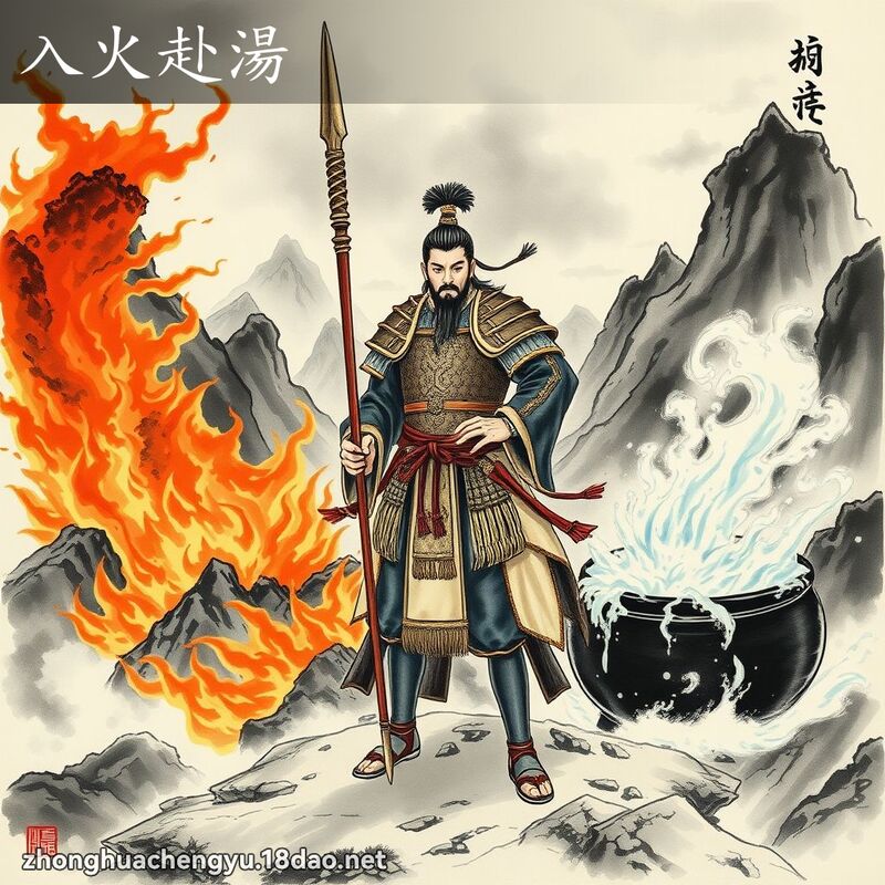 入火赴湯 配图