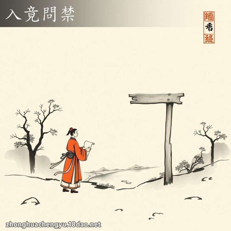 入竟問禁 配图