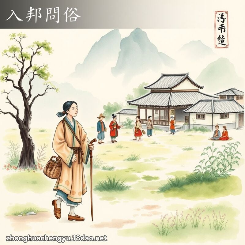 入邦问俗 - 中华成语配图