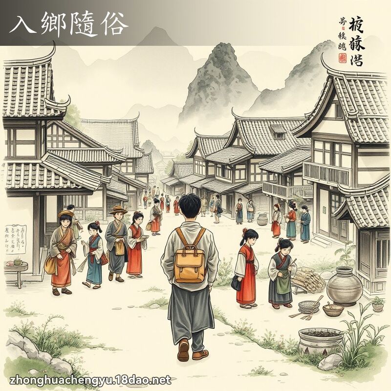 入鄉隨俗 配图