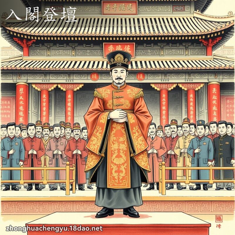 入閣登壇 配图