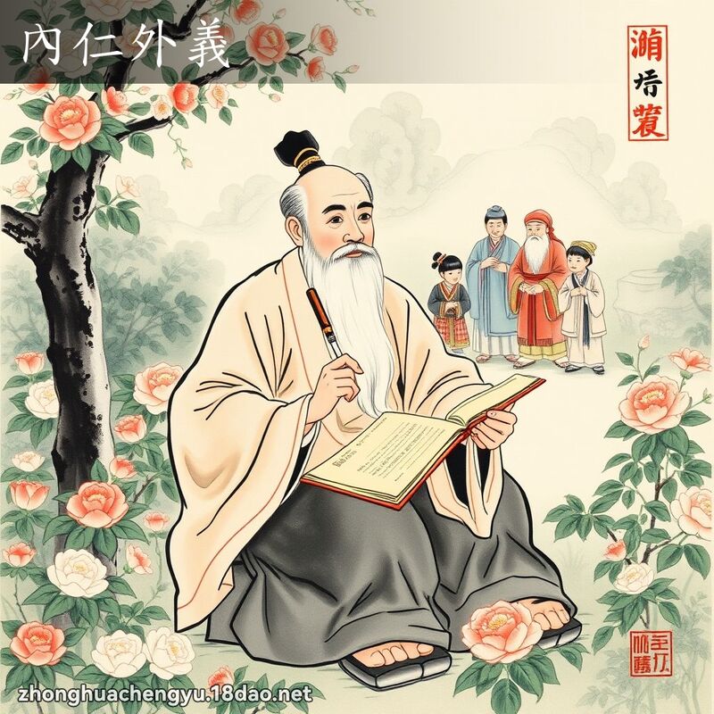 內仁外義 - 中華成語配圖