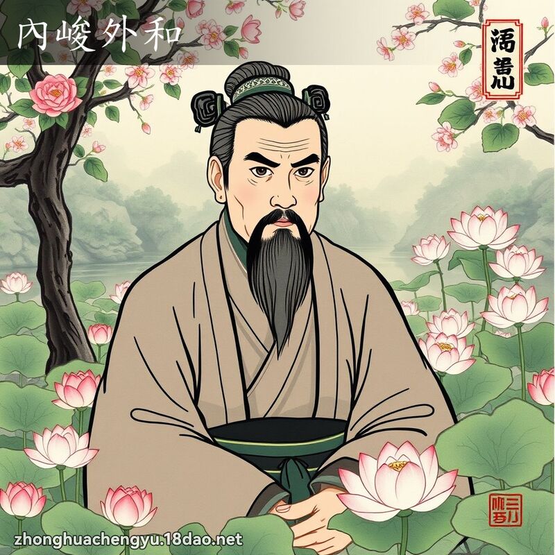 內峻外和 配图