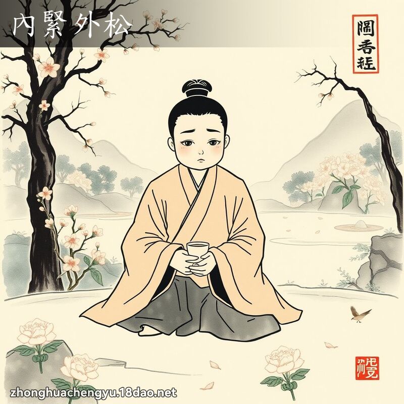 內緊外松 - 中華成語配圖