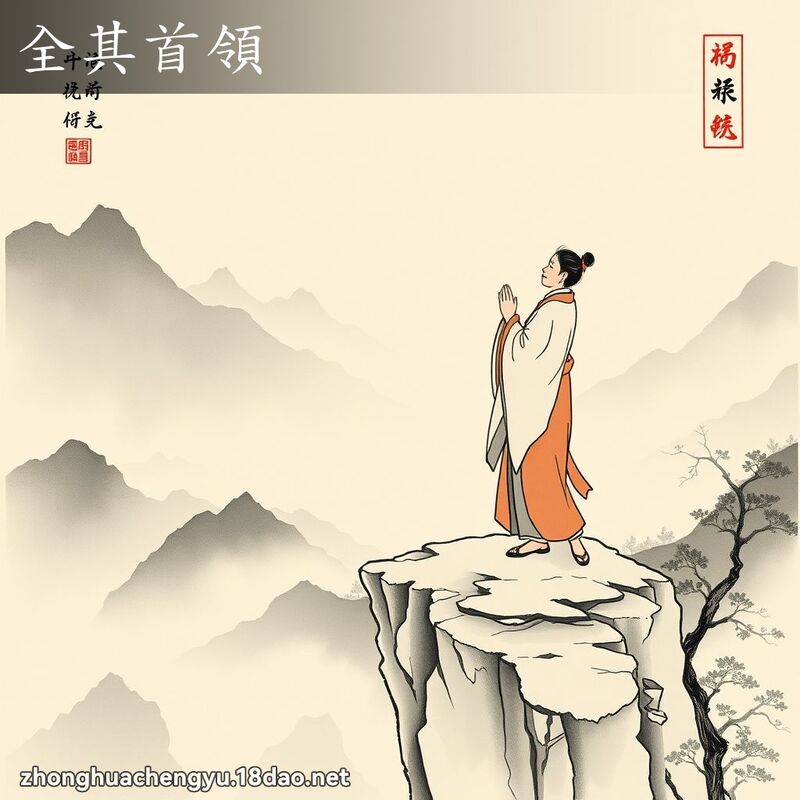 全其首領 - 中華成語配圖