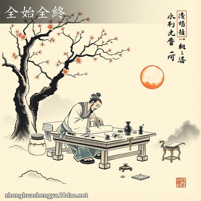 全始全終 - 中華成語配圖