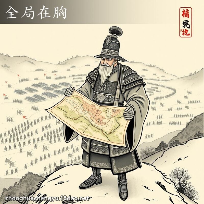 全局在胸 - 中華成語配圖