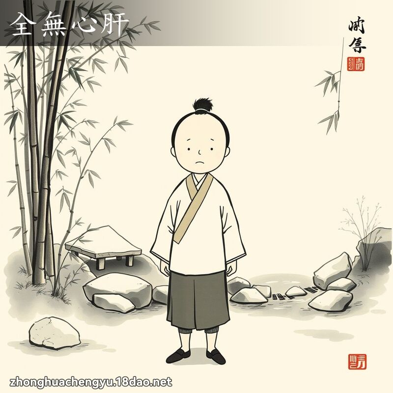 全无心肝 - 中华成语配图