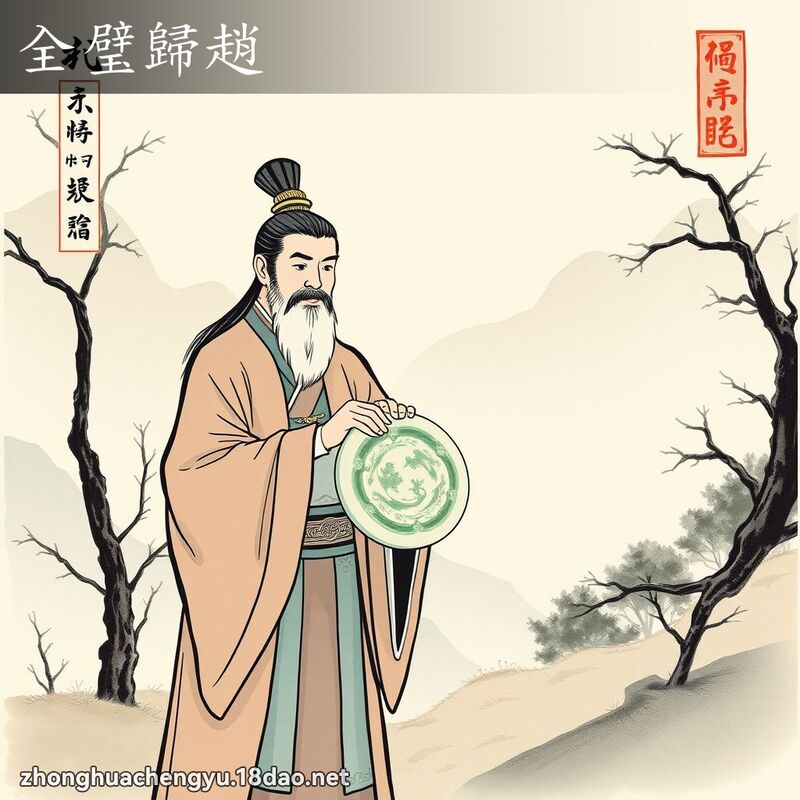 全璧歸趙 - 中華成語配圖