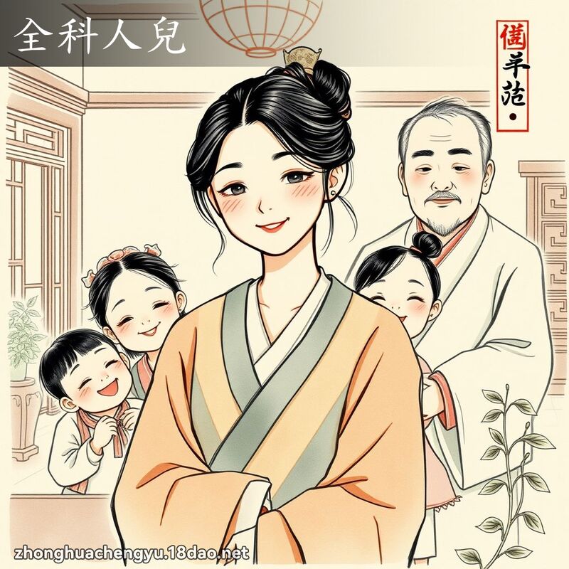 全科人兒 - 中華成語配圖